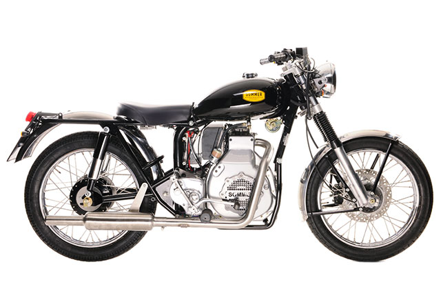 462 Sommer Dieselmotorrad Modell 2011 blau rechte Seite